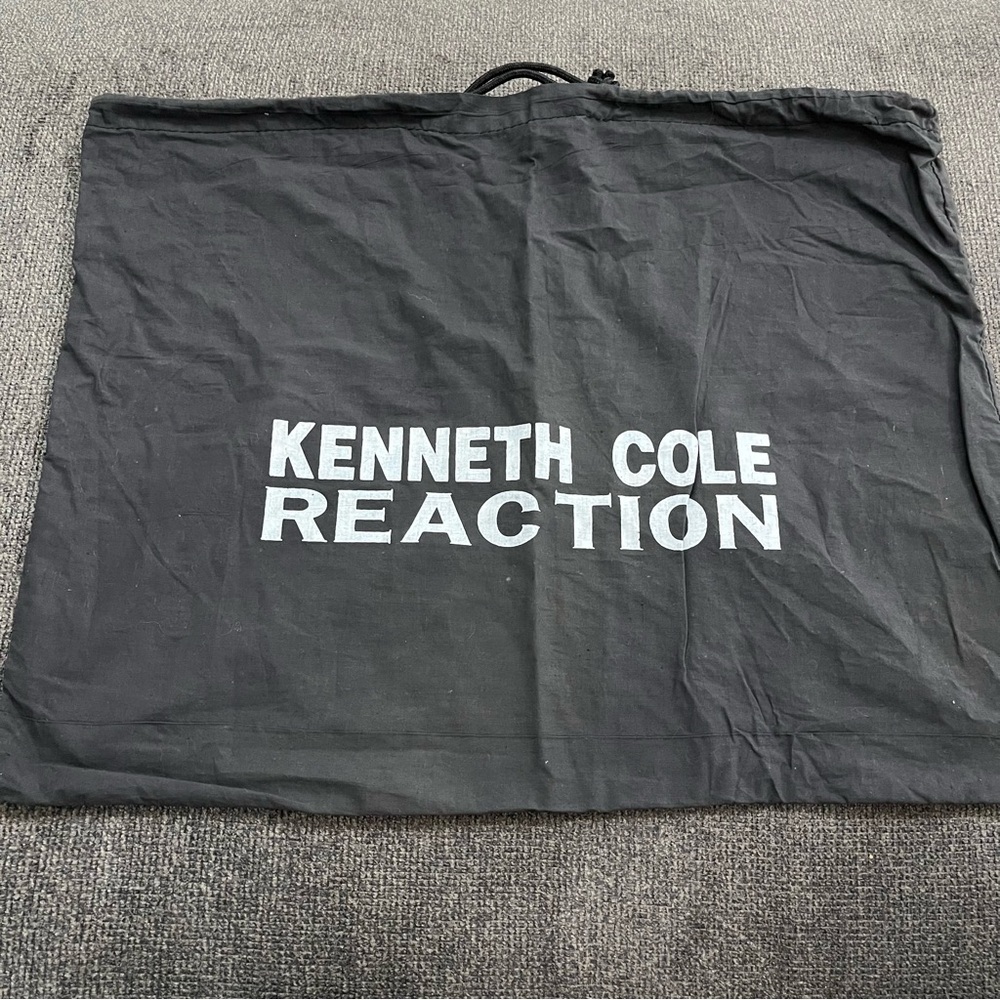 KENNETH COLE REACTION Dust Bag 21.5” X 17” Black Drawstring Dustbag Cover - Picture 7 of 8